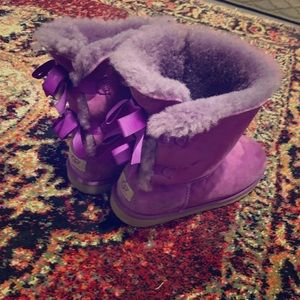 Girls Purple short Ugg’s